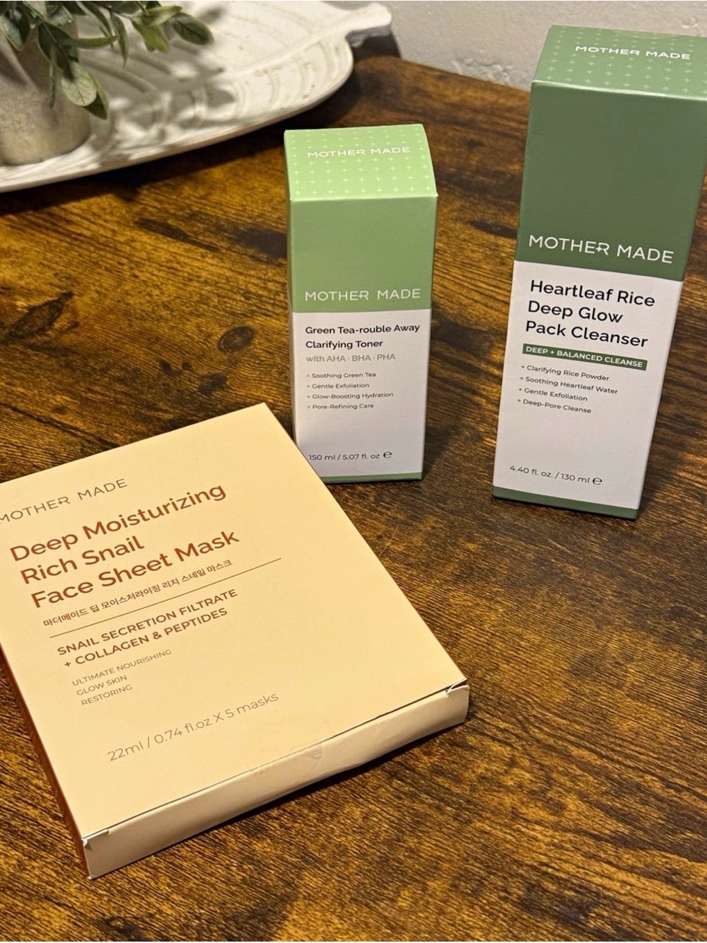 MOTHER MADE Face Sheet Mask / Toner/ cleanser / BUNDLE!!!!